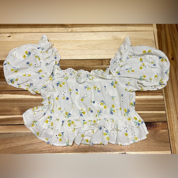 Zara floral crop top - Picture 4 of 6